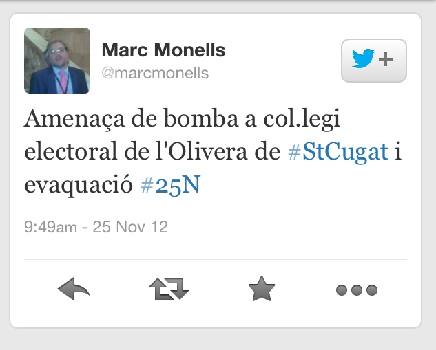 La piulada que ha portat confusió 