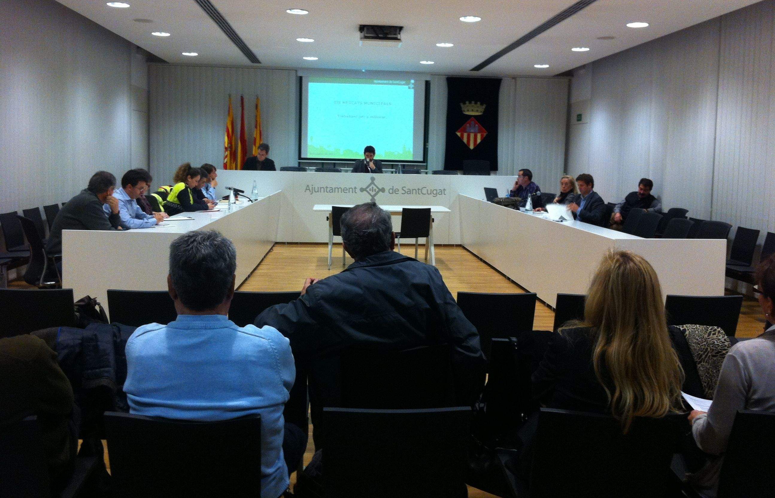 Imatge del consell de barri del Centre-Oest del 26 de novembre de 2012. FOTO: Anna Mira