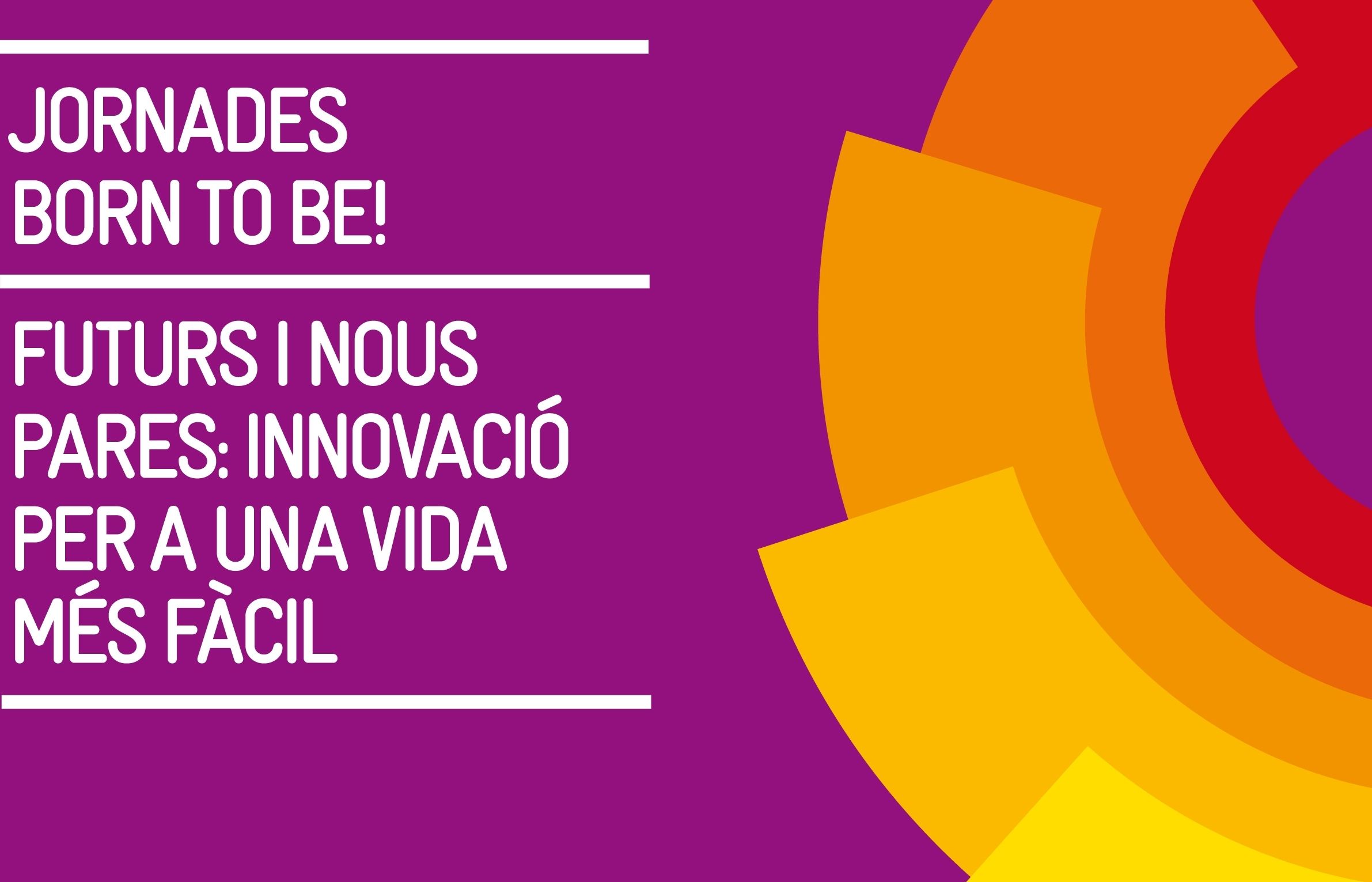 Cartell de la jornada. FOTO: Cedida