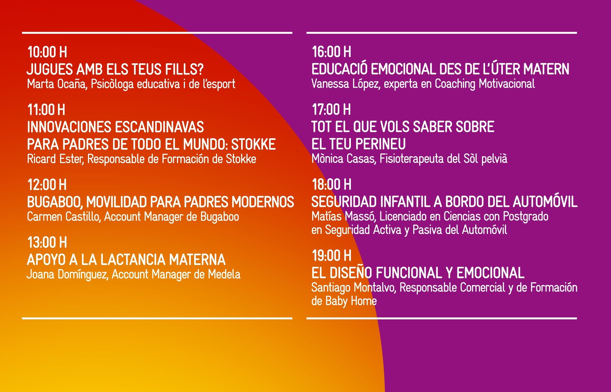 Cartell de les activitats. FOTO: Cedida