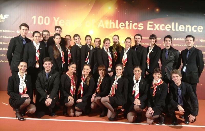 Les hostesses que van participar al centenari FOTO: Cedida