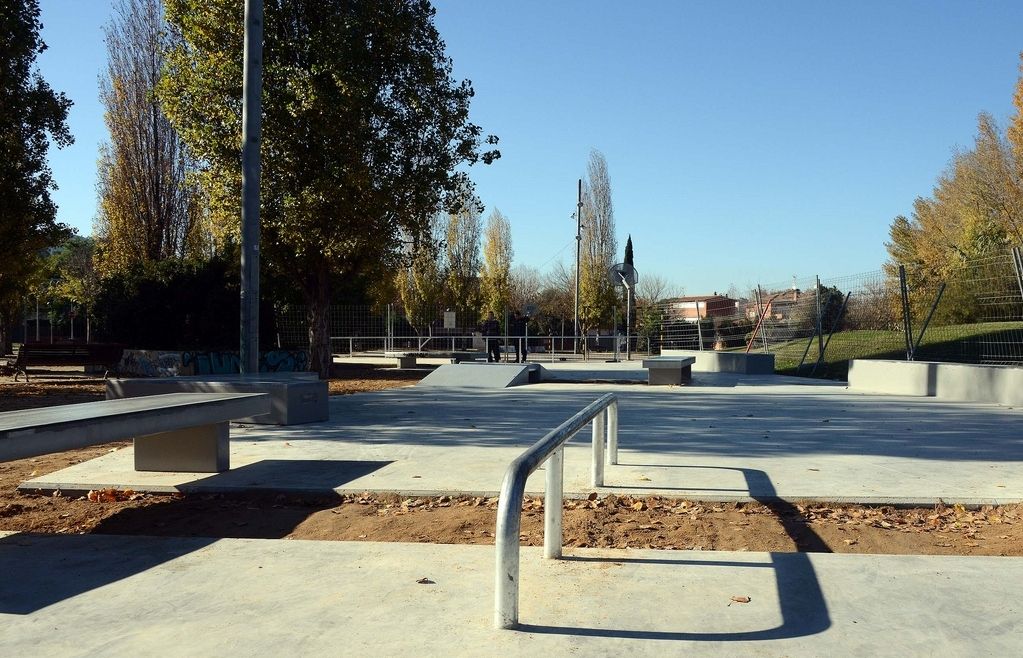 La nova pista d'skate a Mira-sol. FOTO: Localpres