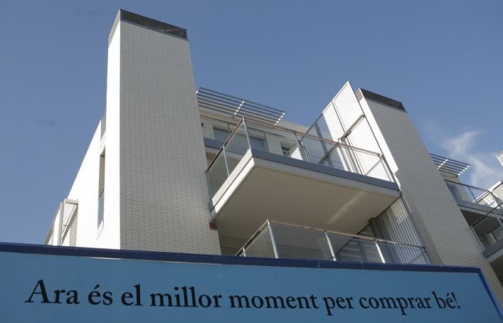 Les immobiliàries volen aprofitar el moment per captar clients FOTO: Artur Ribera 