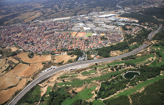 La C-16 al seu pas entre Rubí i Sant Cugat. FOTO: Cedida