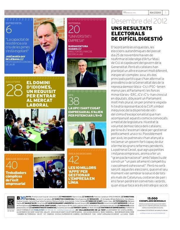 Què hi trobaràs aquest mes?