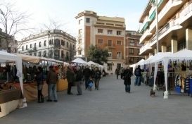 A la plaça dels Quatre Cantons, els Artesans de Sant Cugat exposaran els seus productes. FOTO: Cedida