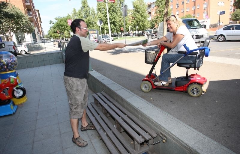 Hi ha molta feina per fer, encara, pel que fa a l'accessibilitat a Sant Cugat. FOTO: Artur Ribera