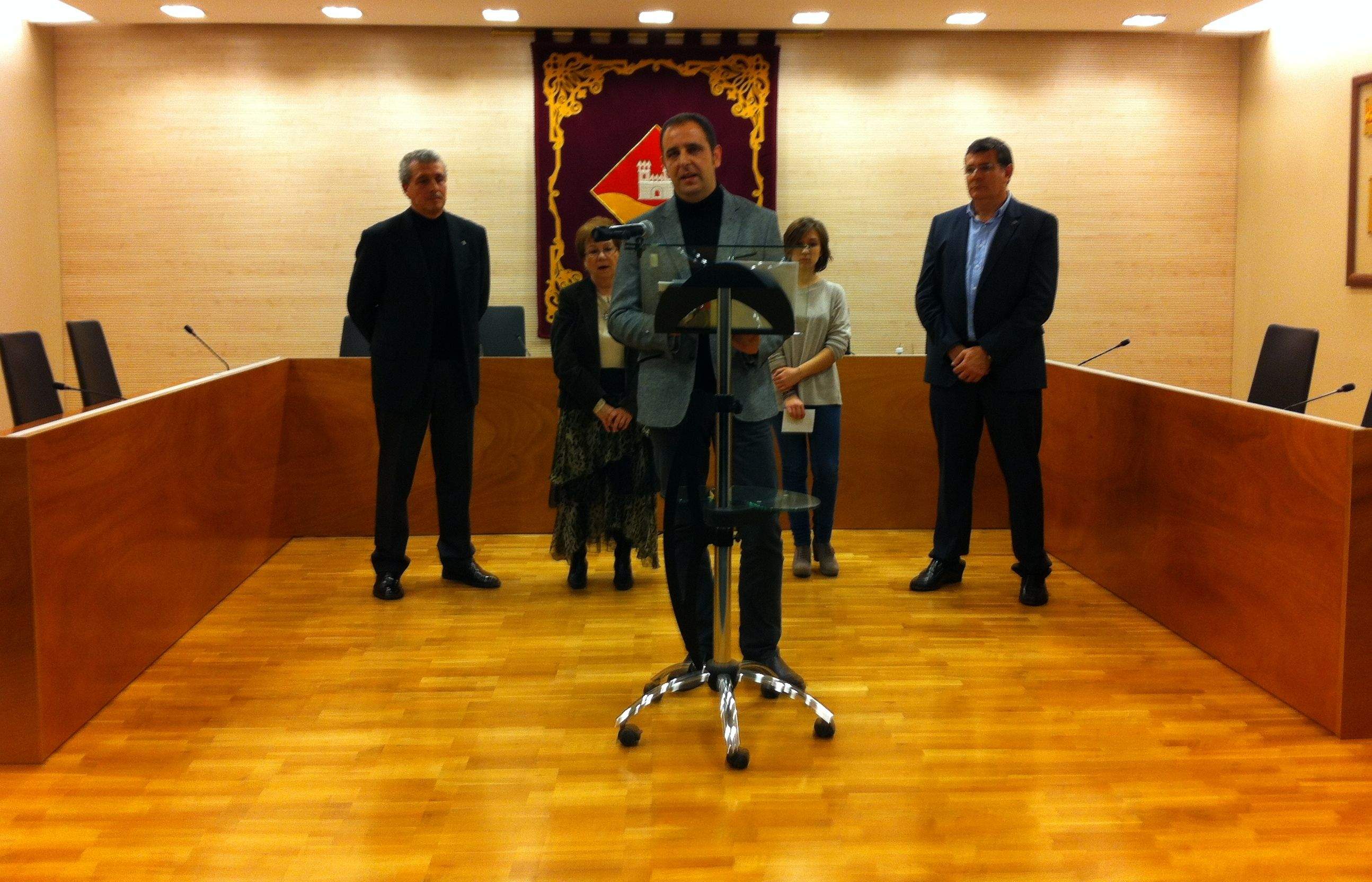 Roig en la seva intervenció. FOTO: M. Sagalés