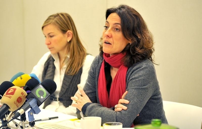 L'alcaldessa ha dit que li agradaria molt disposar de més pavellons esportius per a la ciutat. FOTO: Amanda Bernal