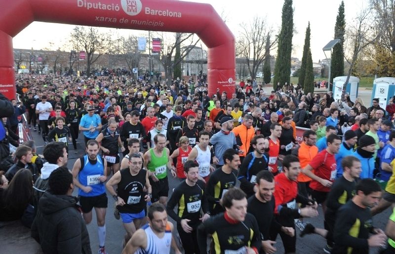 Imatge de la sortida de la Sant Silvestre de Sant Cugat 2011. FOTO: Localpres