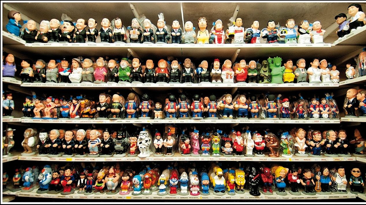 Una parada amb caganers per a tots els gustos