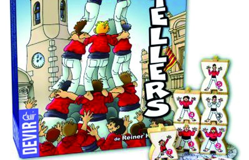 Joc de construcció "Castellers". FOTO: Cedida