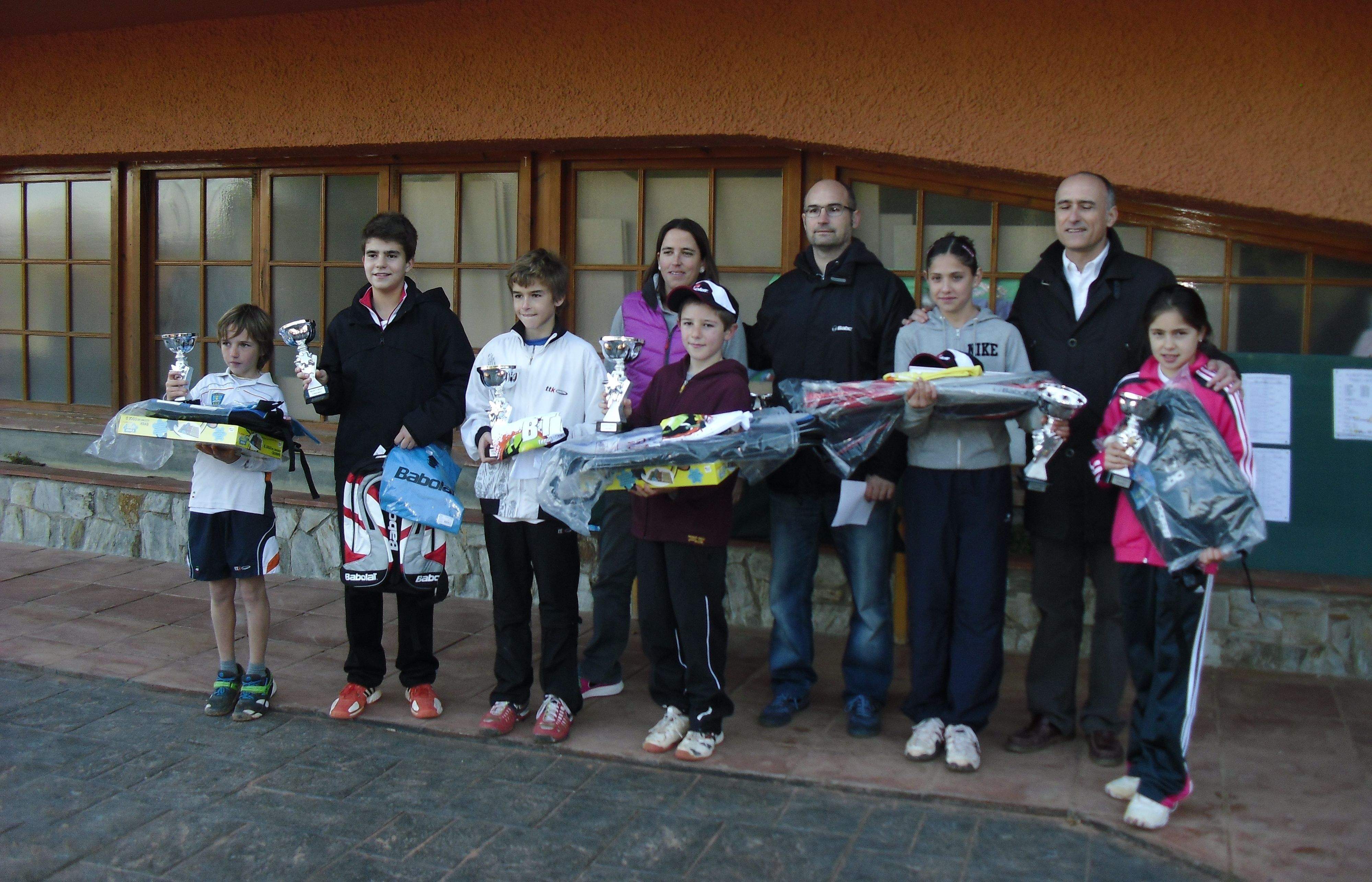 Entrega de premis del torneig Babolat de Nadal. FOTO: Cedida
