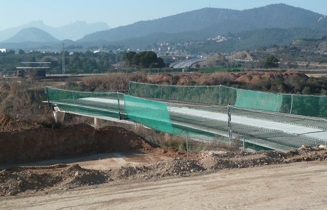 Tram del Quart Cinturó en obres. FOTO: Cedida