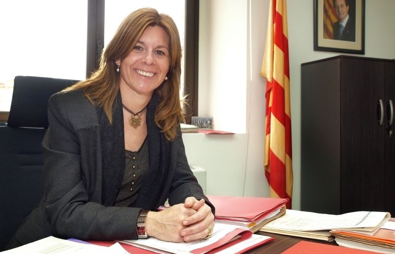 Carmela Fortuny al Palau de Mar. FOTO: Artur Ribera