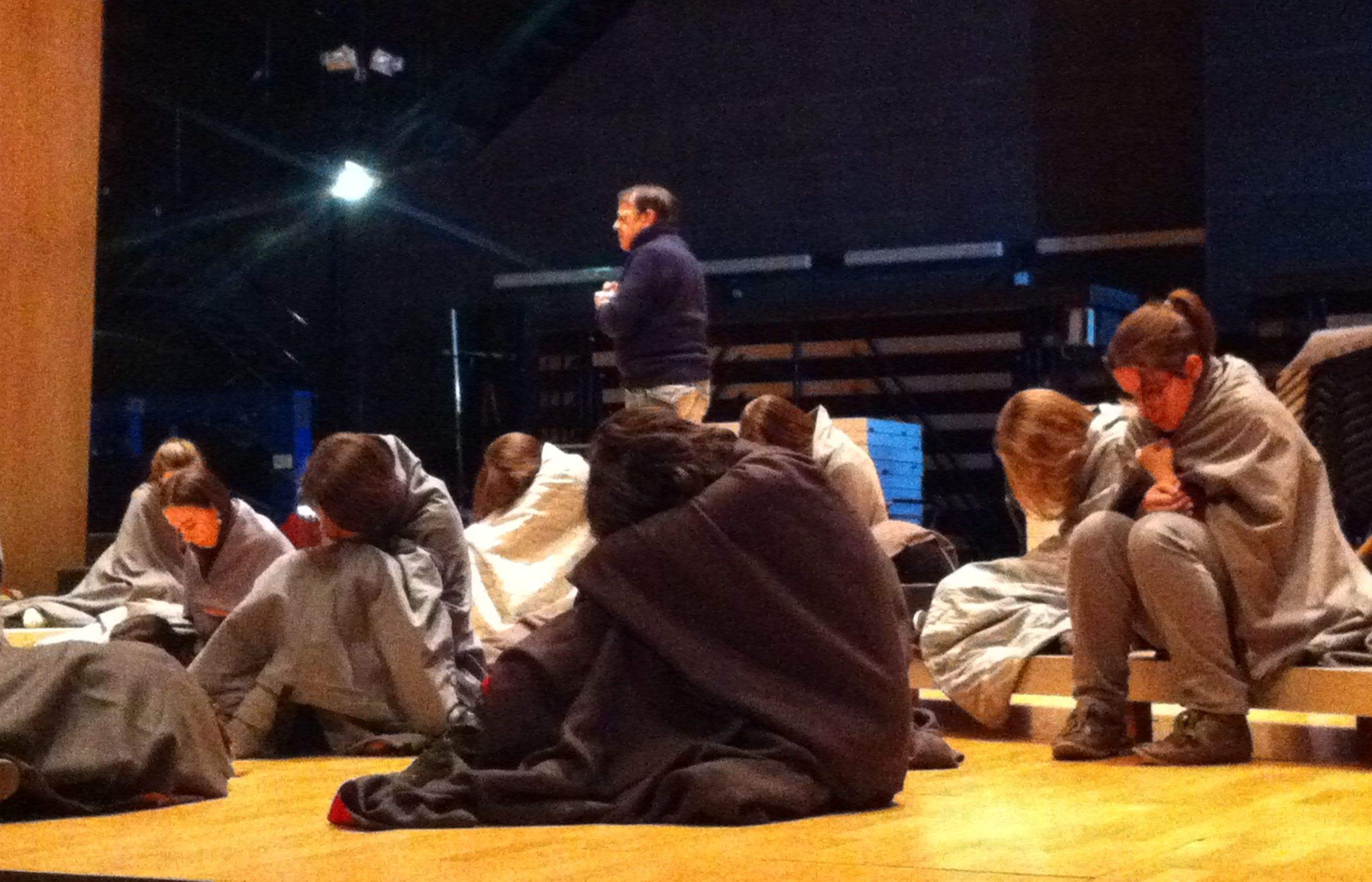 Moment de l'assaig d'aquest diumenge. FOTO: C.Caballé