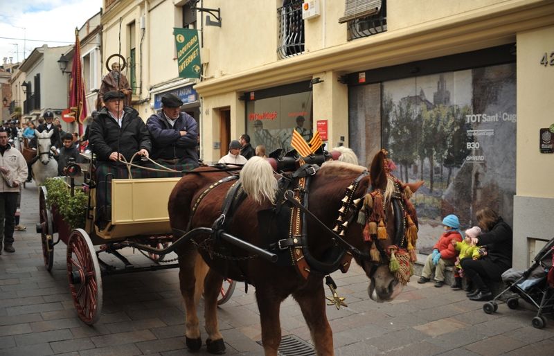 Entrada de la rua pel carrer de Sant Antoni.