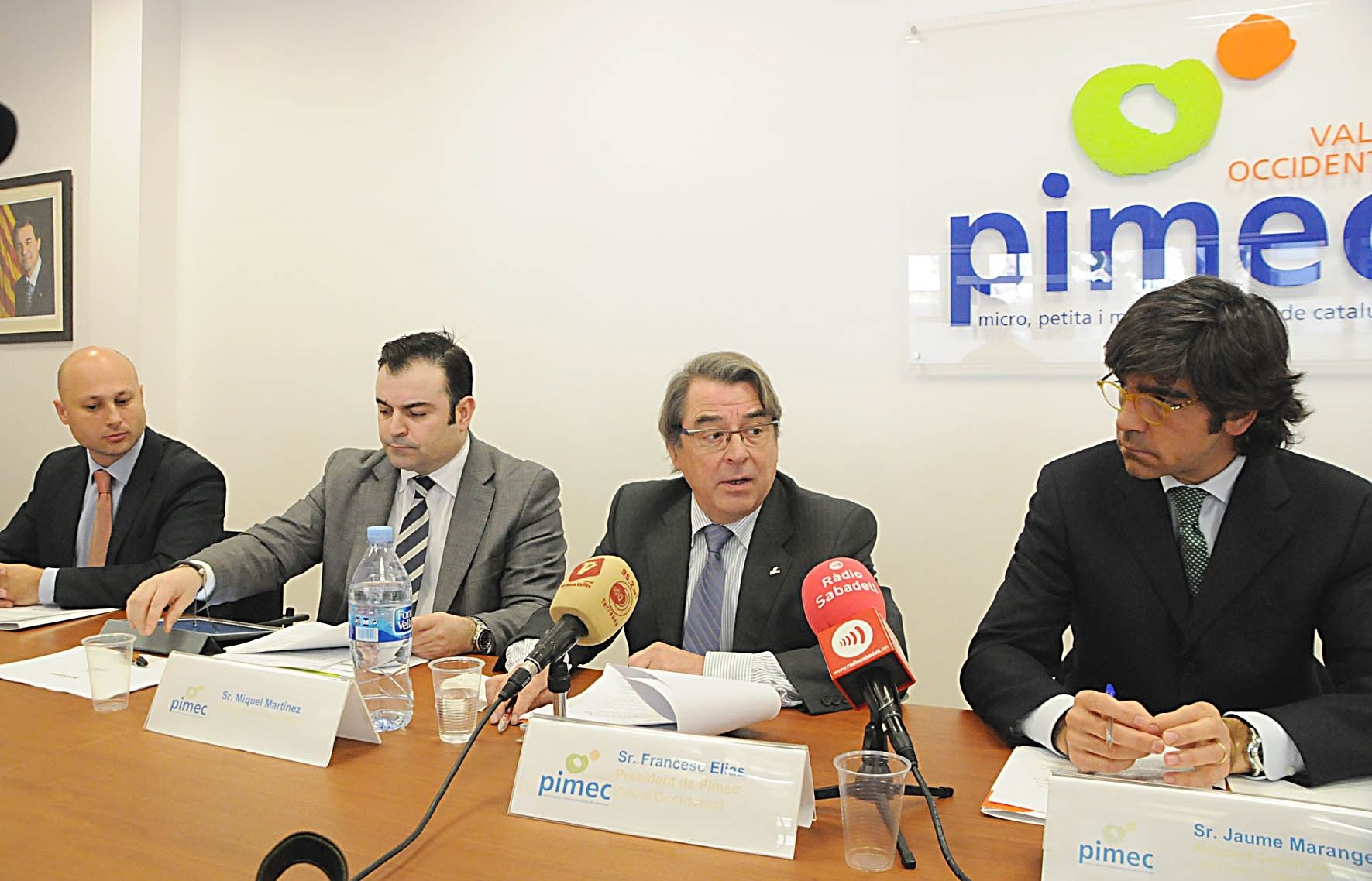 Francesc Elias, president de la delegació de Pimec al Vallès Occidental. FOTO: Cedida