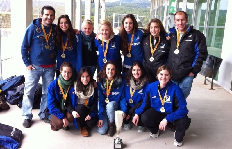 Les jugadores del Junior FC, campiones del Campionat de Catalunya d'hoquei sala. FOTO: Cedida/Junior FC