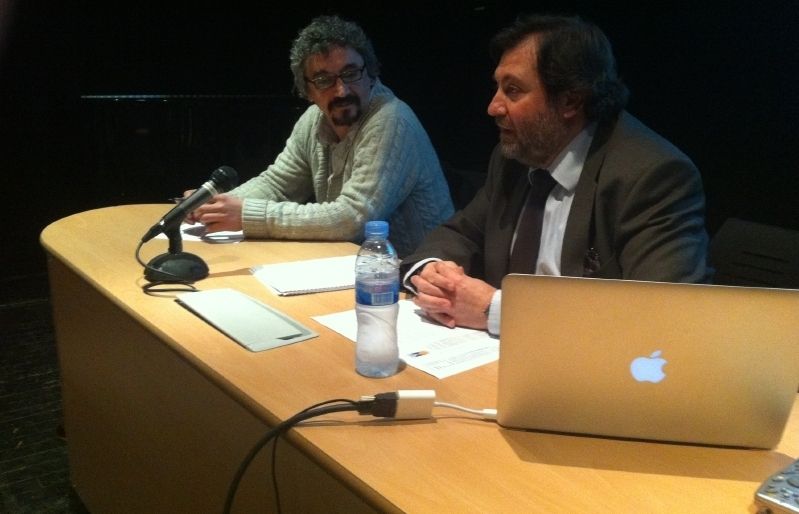 Joan Salabert, a la dreta de la imatge, és el nou president de la Coordinadora d'Entitats Esportives. FOTO: À.L.P.