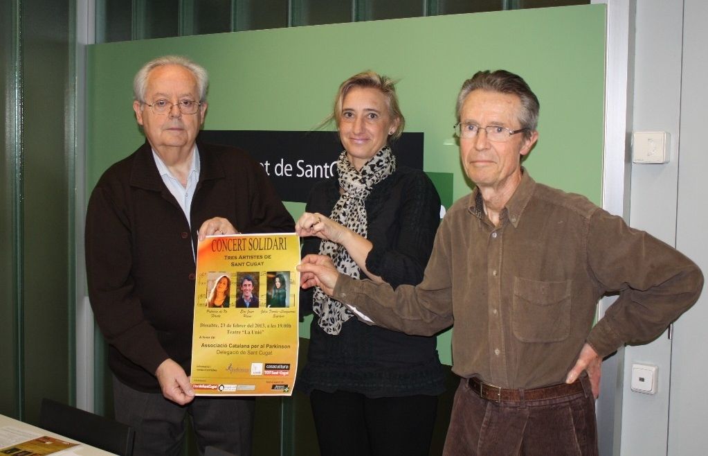 Imatge de la presentació del concert benèfic pel parkinson. FOTO: Localpres