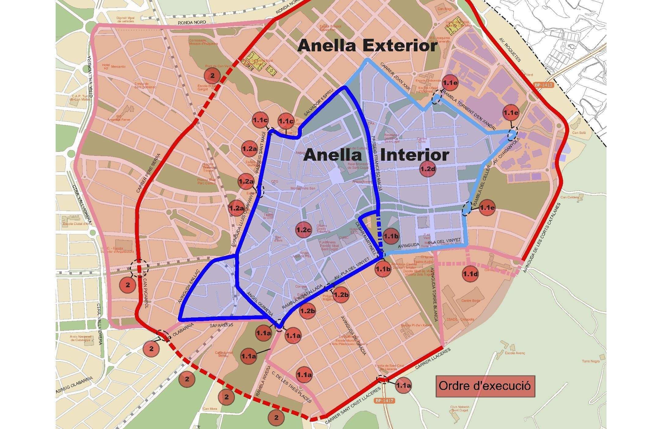 Els nous anells de circumval·lació de la ciutat FOTO: Cedida 