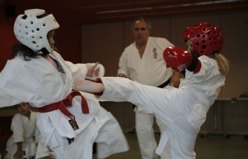 Francesc Gamero durant una classe de l'entitat. FOTO: Artur Ribera