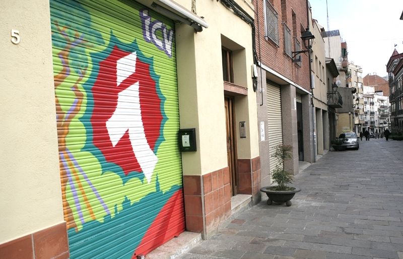 ICV Sant Cugat té el local al carrer de Sant Jordi des de fa cinc anys. FOTO: Artur Ribera