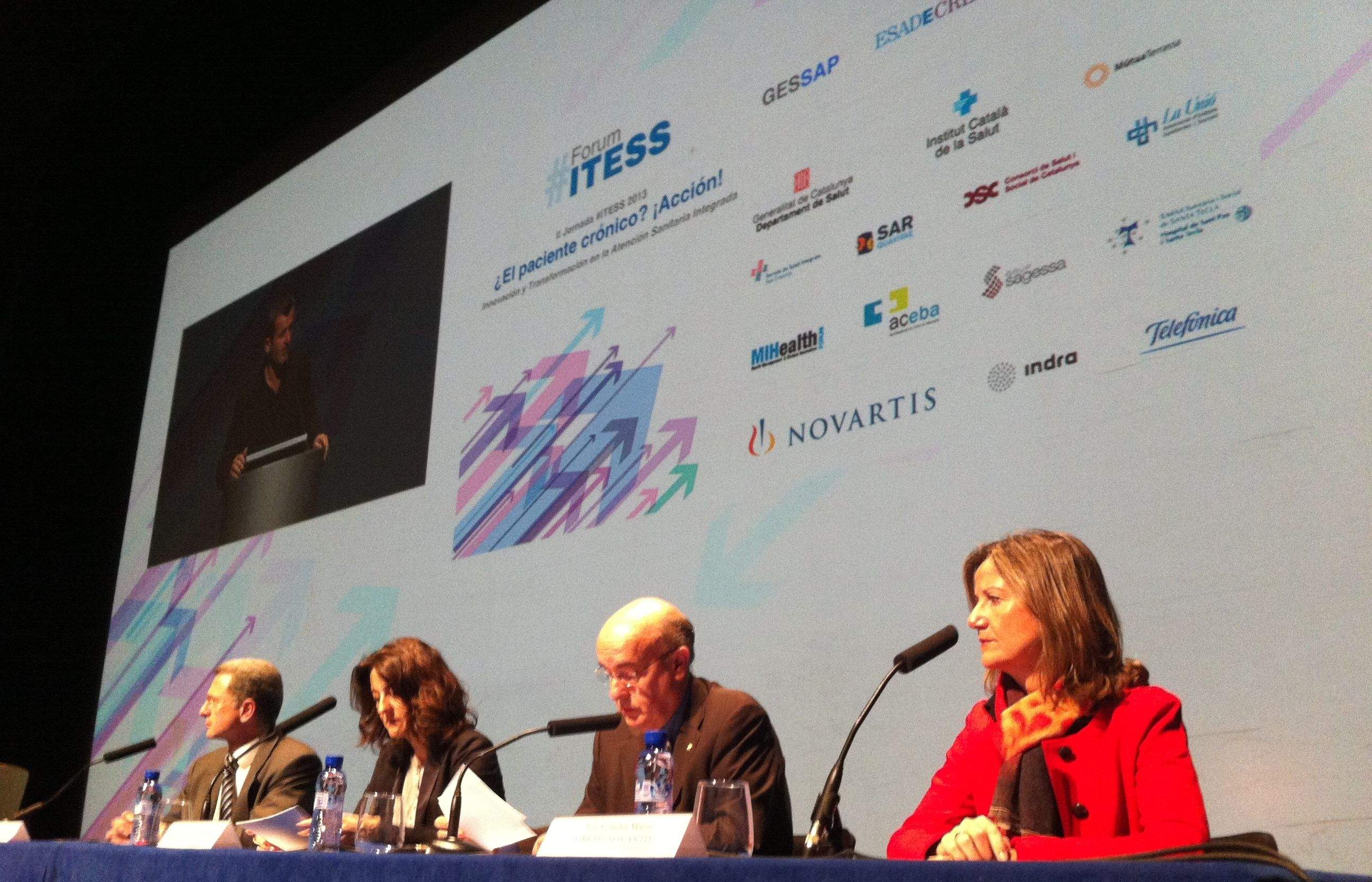 Conesa i Ruiz al centre de la imatge. FOTO: Mariona Sagalés