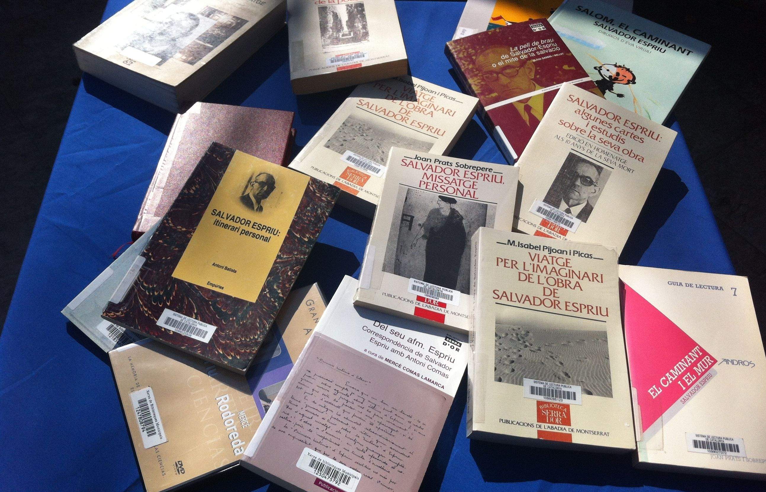 Part de l'obra d'Espriu. FOTO: Mariona Sagalés