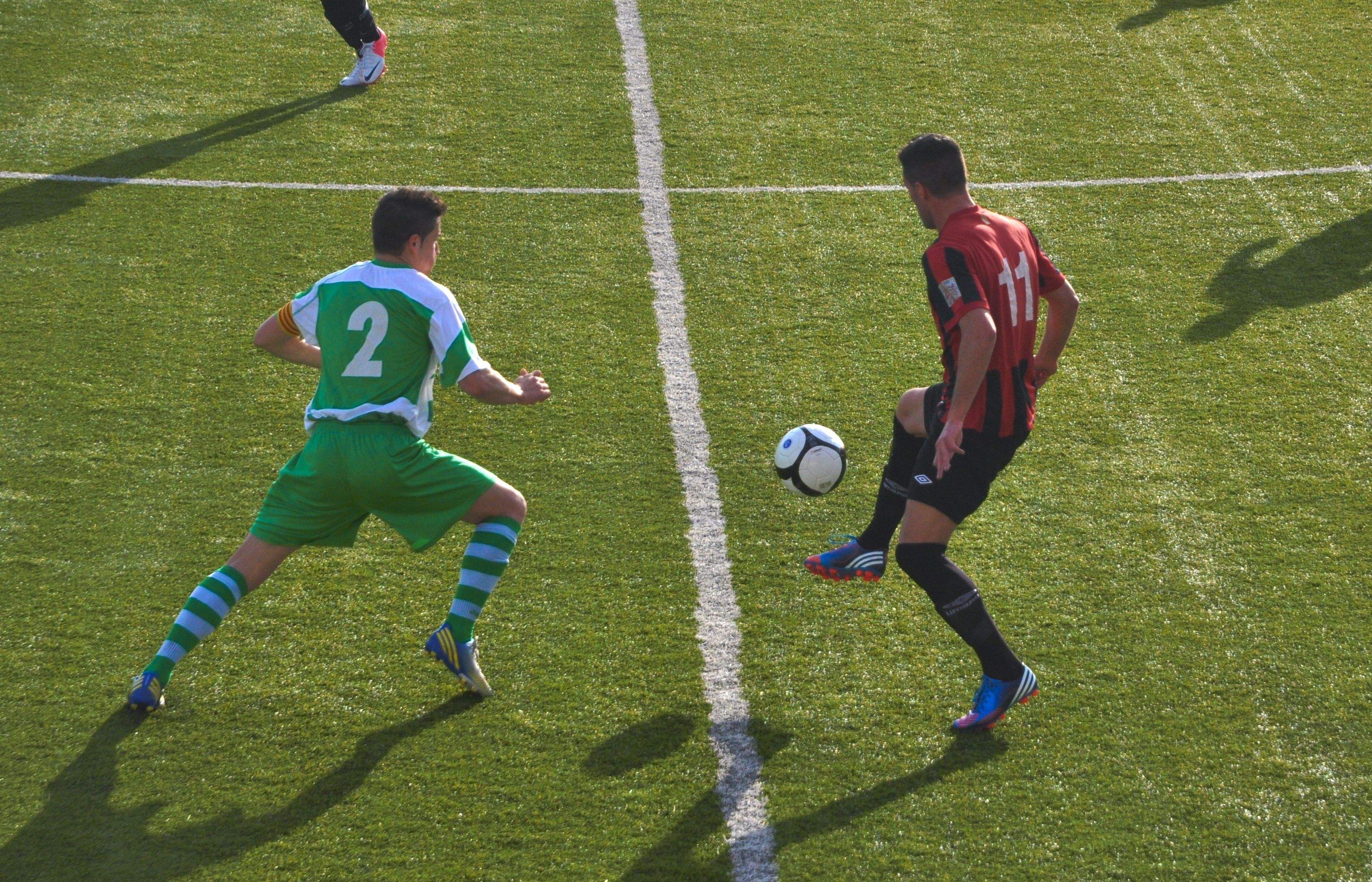 Cristian ha debutat aquest diumenge com a jugador del Sant Cugat Esport FC. FOTO: Pere Fernández