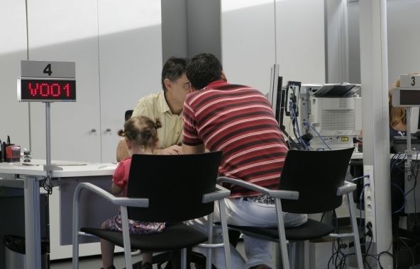 L'Oficina de Treball de la Generalitat de Sant Cugat FOTO: JR Armadàs