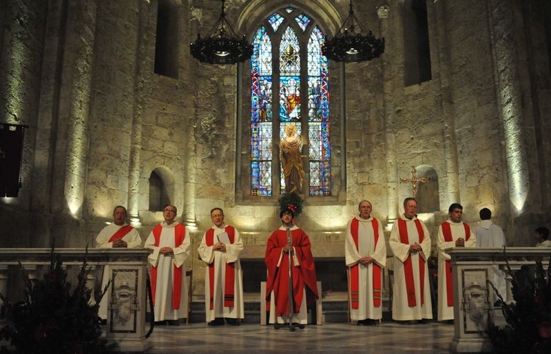 Una homilía celebrada al Monestir. FOTO: Amanda Bernal