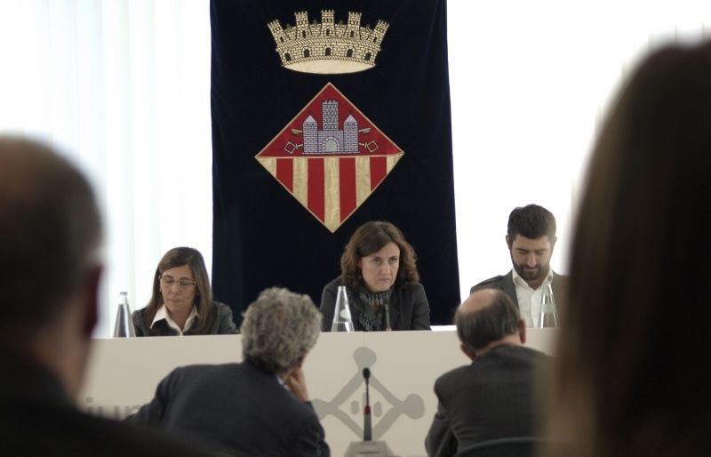 L'alcaldessa, Mercè Conesa, en un Ple municipal FOTO: Artur Ribera