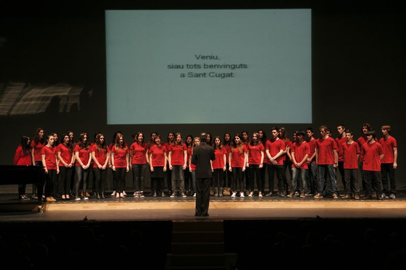 La cançó de Sant Cugat va finalitzar la gala dels Premis Ciutat Sant Cugat