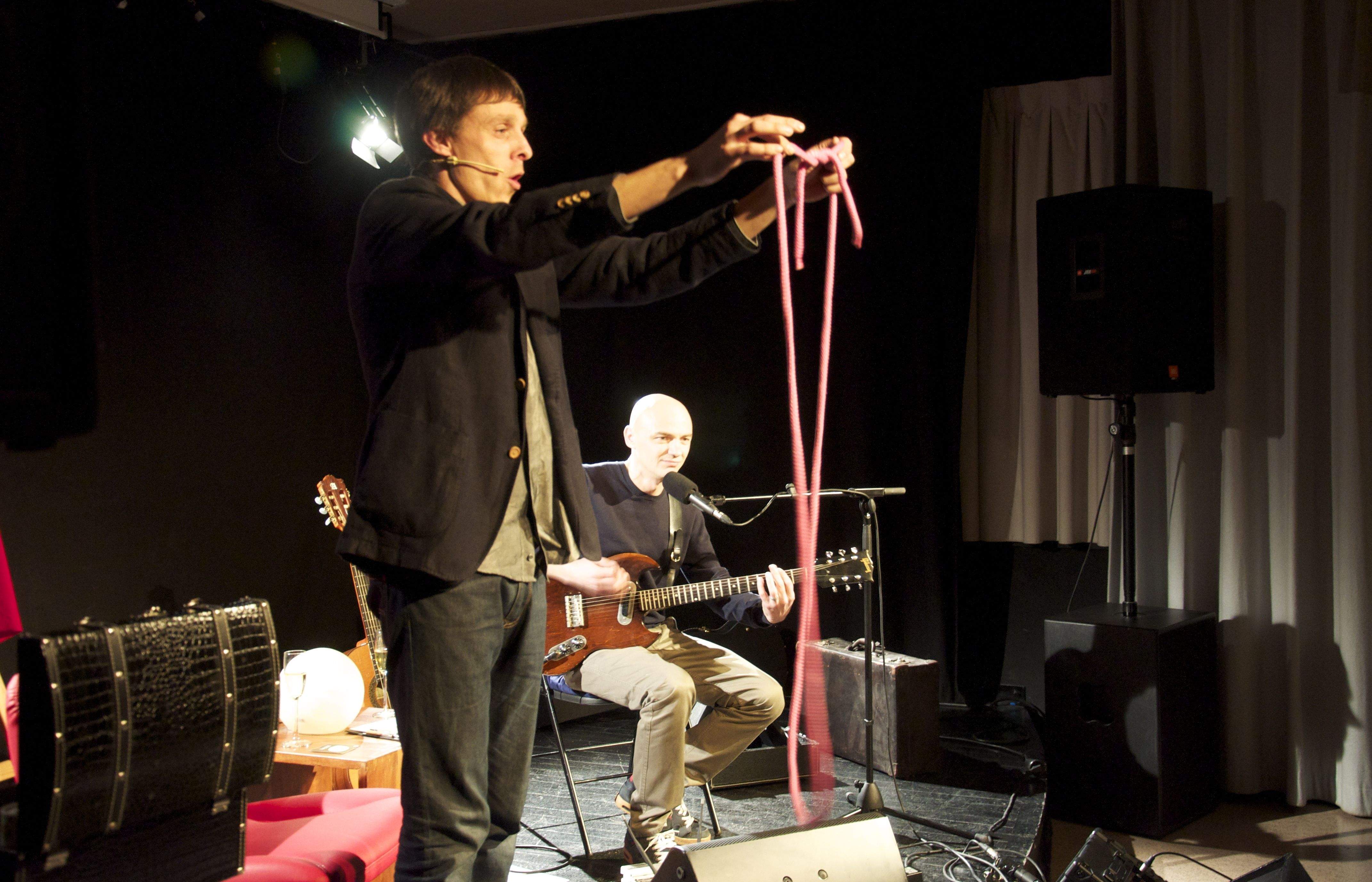 Marc Parrot ha estat el protagonista de l''Inner' a Sant Cugat. FOTO: Albert Pi