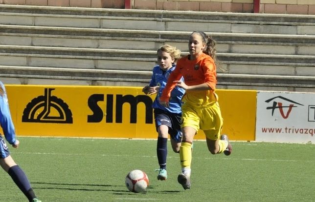 Laia Muñoz, en un partit de lliga. FOTO: Cedida