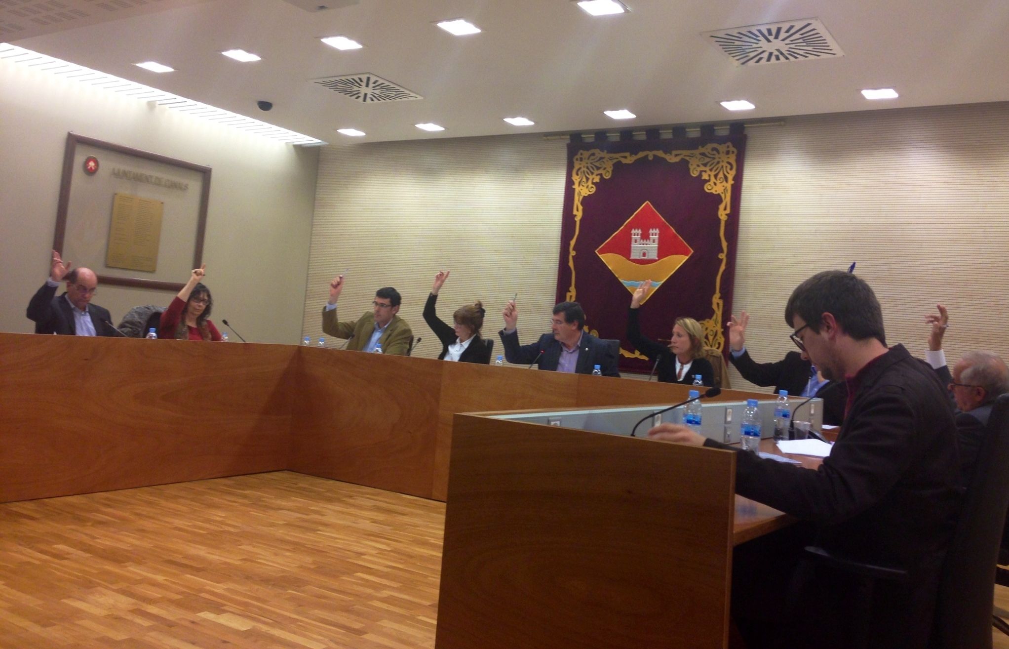 Imatge del ple de l'EMD del dijous 21 de març. FOTO: A. Mira