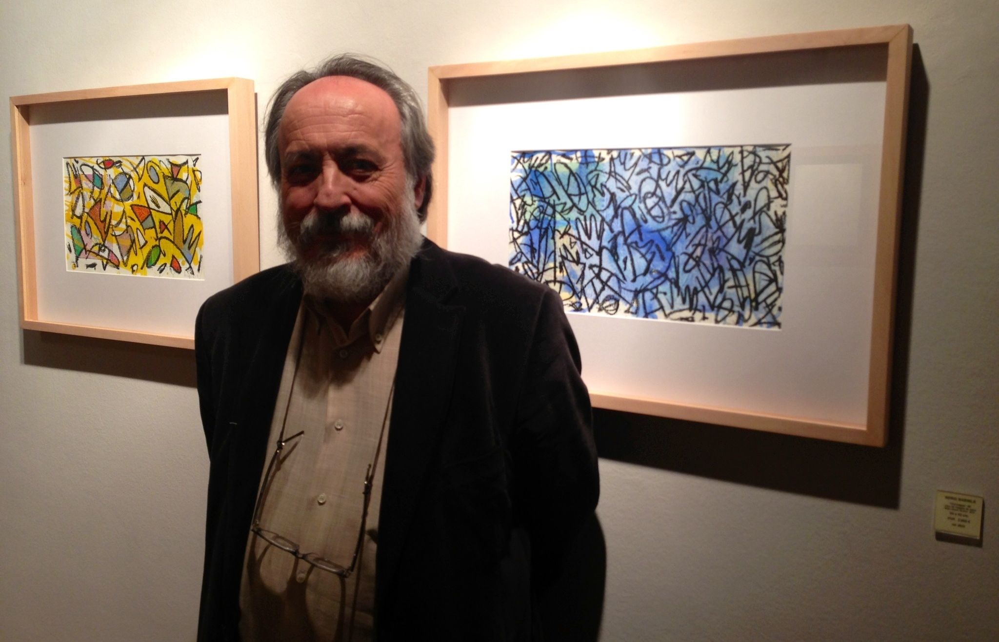 L'editor del llibre pòstum d'Espriu, Ramon Balasch. FOTO: A. Mira