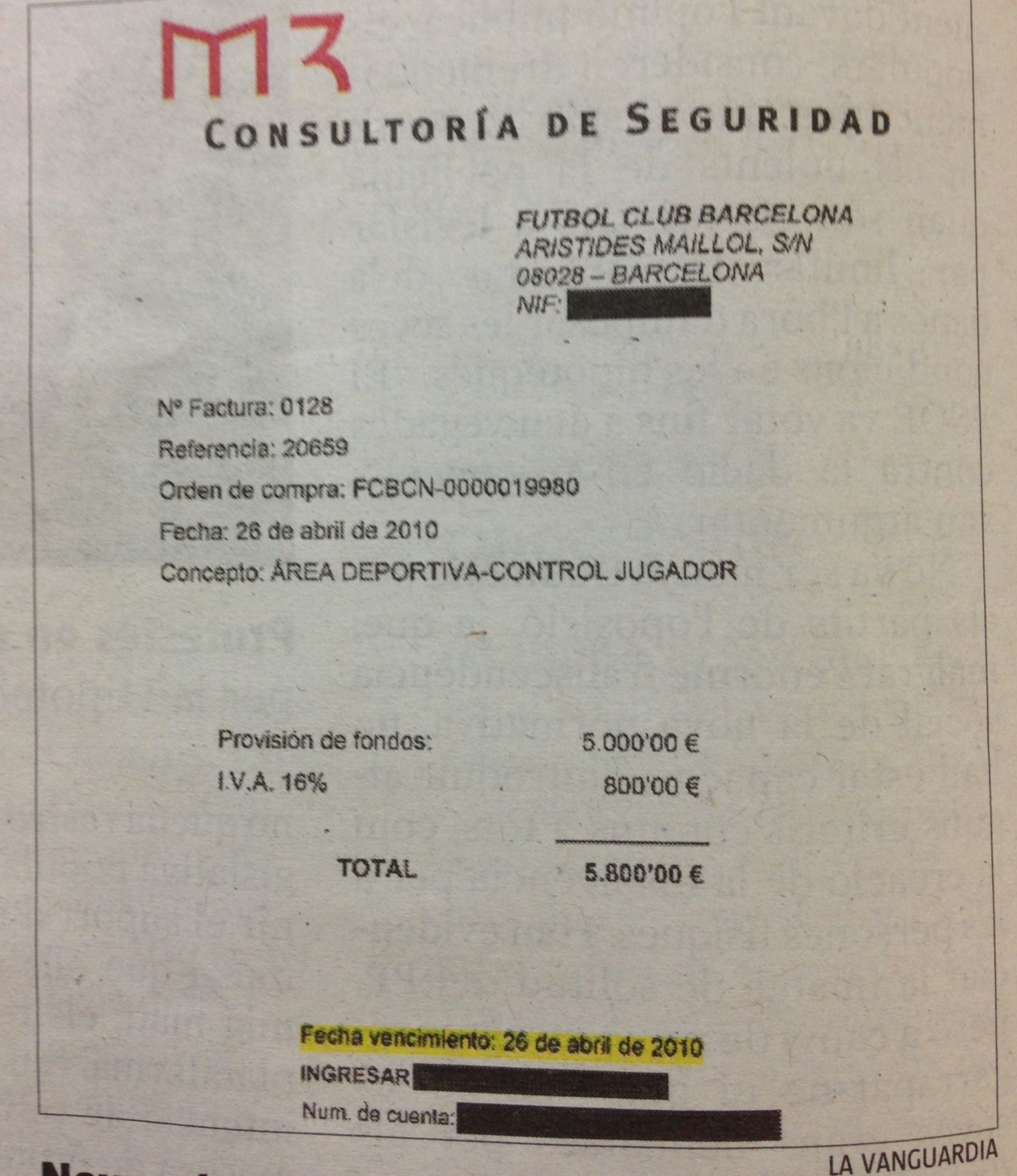 NOu informe que demostraria que método 3 va espiar Marc Giró. FONT: La Vanguardia