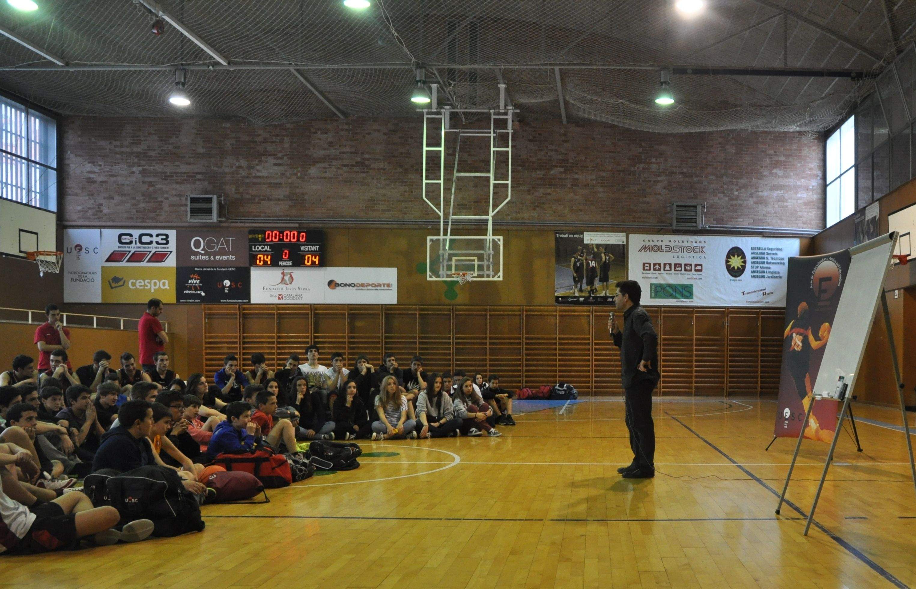 Pep Marí, a la xerrada d'aquesta tarda. FOTO: Pere Fernández