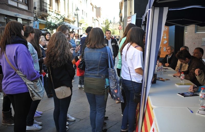 Xavi Martínez ha atès les seves seguidores. FOTO: Amanda Bernal