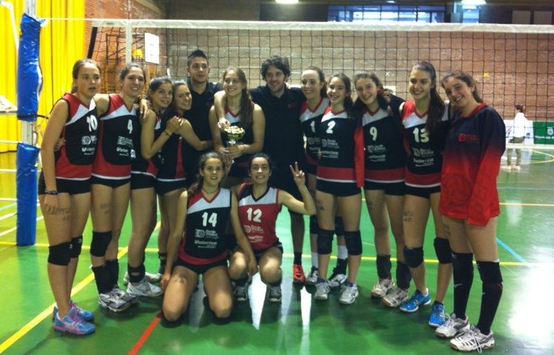 El conjunt cadet, campió del campionat català a Lleida. FOTO: CV Sant Cugat