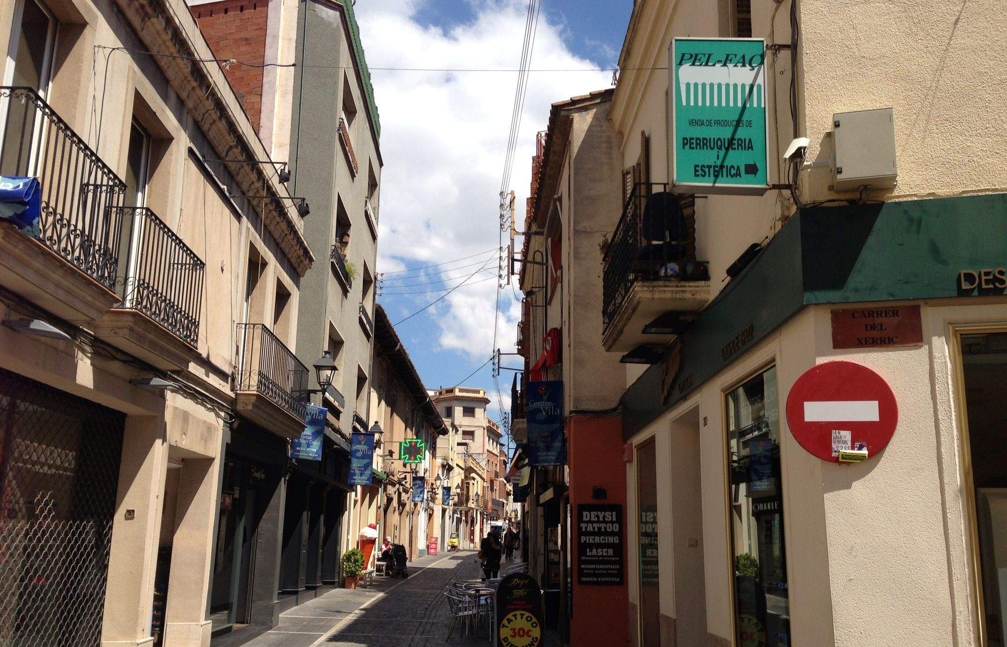 La càmnara estava situada a dalt al costat dret de la fotografia. FOTO: Carlos Rodríguez