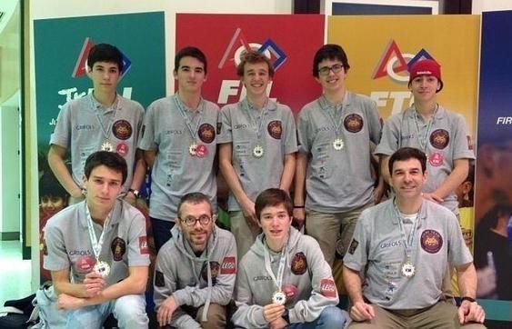 L'equip Viaró durant la competició als Estats Units. FOTO: Cedida