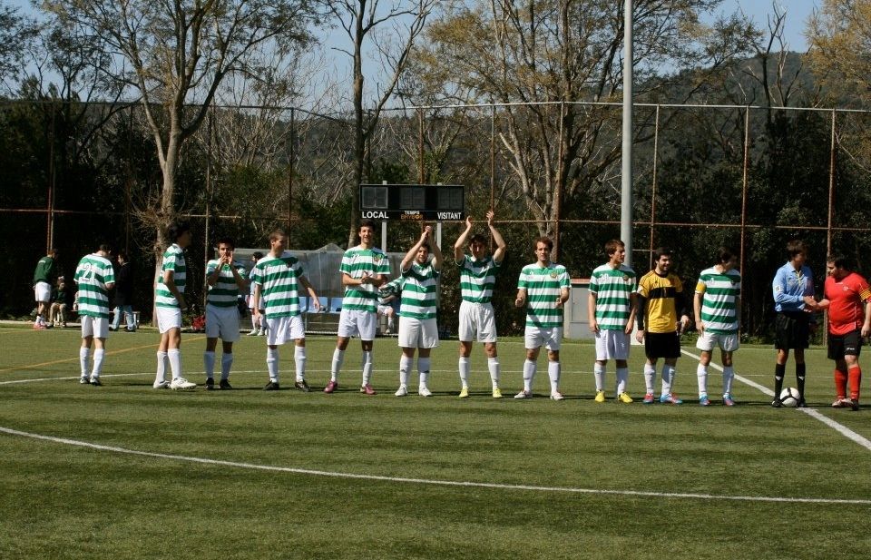Imatge dels jugadors del Valldoreix FC en un partit d'aquesta temporada. FOTO: Valldoreix FC