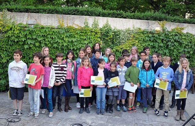 Premiats del premi Narrativa Infantil a la Biblioteca Central Gabriel Ferrater. FOTO: Localpres