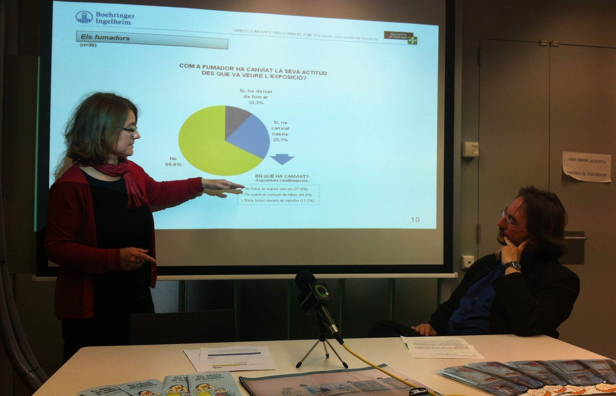 Moment de la presentació. FOTO: Mariona Sagalés