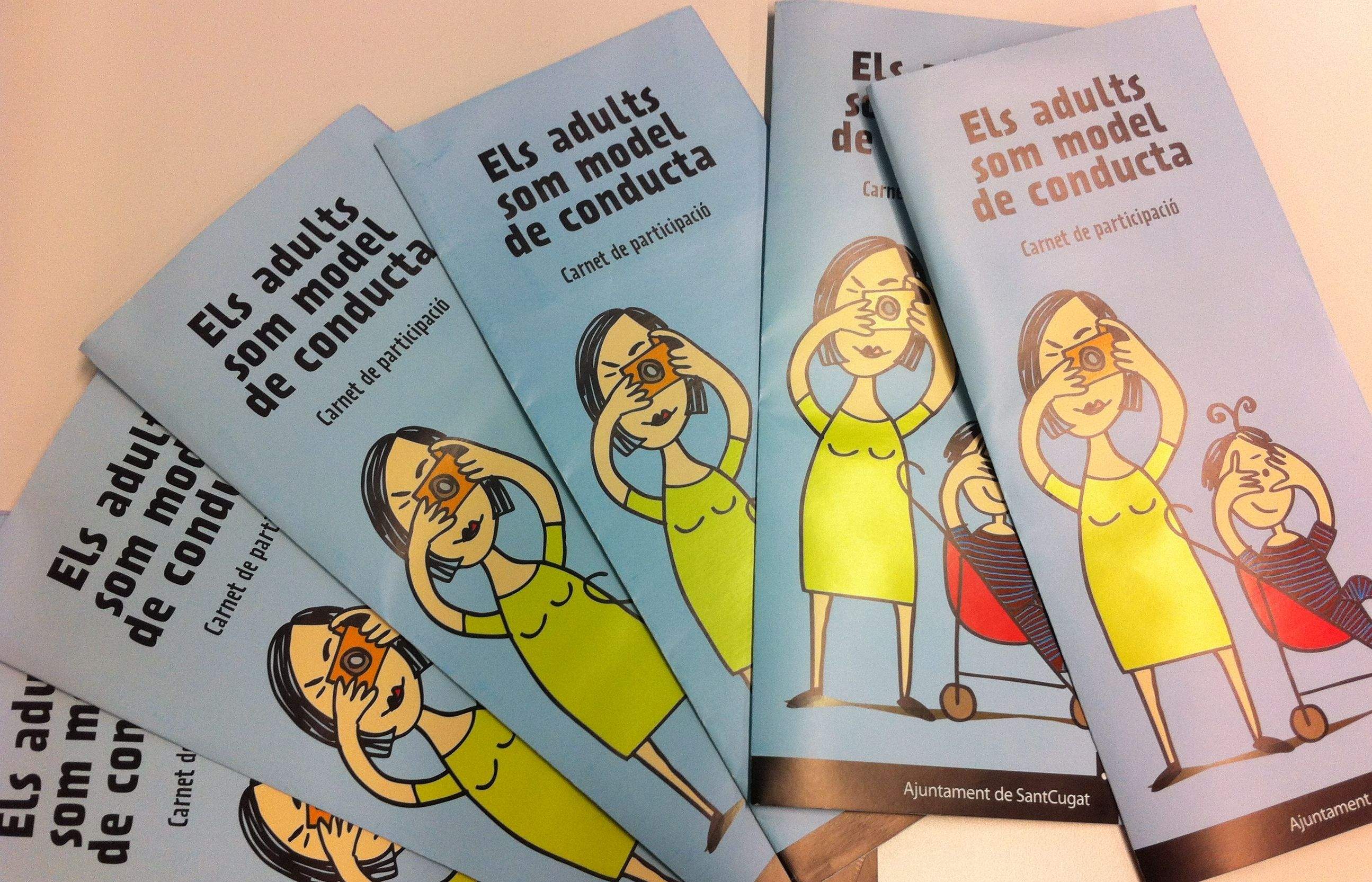 Detall del fulletó informatiu de l'exposició. FOTO: Mariona Sagalés