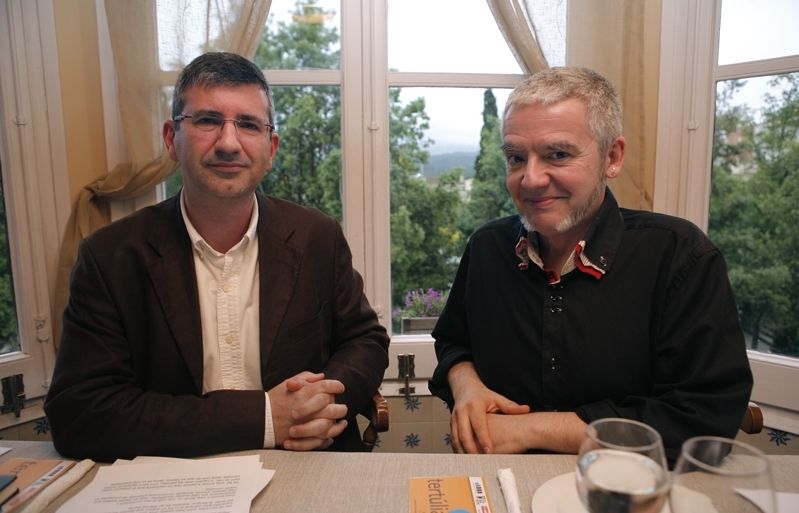 Josep Maria Vallès ha presentat l'acte. FOTO: Artur Ribera